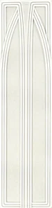 Декоративный элемент Grazia Epoque Belvedere Bianco Matt BEL1 20x80 матовый