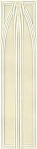 Декоративный элемент Grazia Epoque Belvedere Ivory Matt BEL10 20x80 матовый