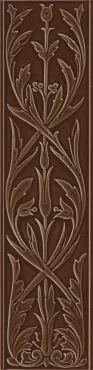 Декоративный элемент Grazia Epoque Ermitage Caramel Craquele HER7 20x80 глянцевый