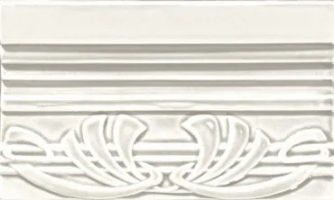 Бордюр Grazia Epoque Terminale Deco Bianco Mat TED1 12x20 матовый