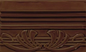 Бордюр Grazia Epoque Terminale Deco Caramel Craquele TED7 12x20 глянцевый