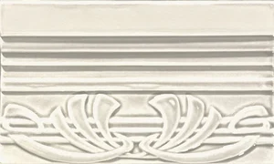 Бордюр Grazia Epoque Terminale Deco Ivory Mat TED10 12x20 матовый