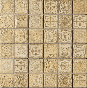 Мозаика Art & Natura Equilibrio M2B Gold 30x30 глянцевая