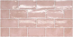 Плитка Equipe Altea Dusty Pink 27614 7,5x15 глянцевая