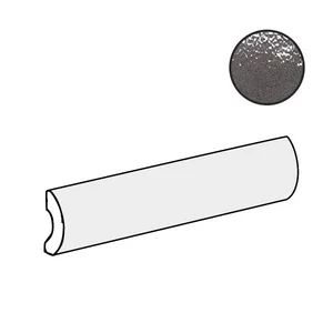 Бордюр Equipe Altea Pencil Bullnose Black 27633 3x20 глянцевый