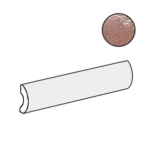 Бордюр Equipe Altea Pencil Bullnose Rosewood 27628 3x20 глянцевый