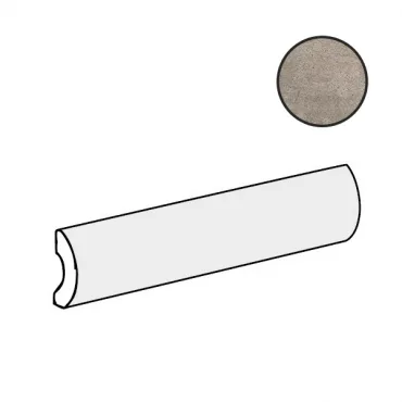 Бордюр Equipe Argile Pencil Bullnose Cacao 27589 3x20 матовый