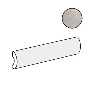 Бордюр Equipe Argile Pencil Bullnose Concrete 27590 3x20 матовый