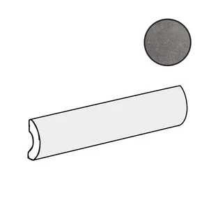 Бордюр Equipe Argile Pencil Bullnose Dark 27592 3x20 матовый