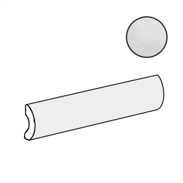 Бордюр Equipe Argile Pencil Bullnose Ice 27594 3x20 матовый