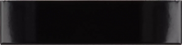 Плитка Equipe Costa Nova Black Glossy 28438 5x20 глянцевая