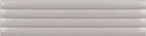Плитка Equipe Costa Nova Grey Onda Glossy 28489 5x20 глянцевая
