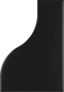 Плитка Equipe Curve Black Matt 28861 8,3x12 матовая