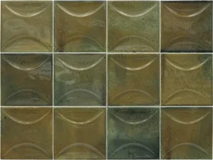 Плитка Equipe Hanoi Arco Wild Olive 30025 10x10 глянцевая