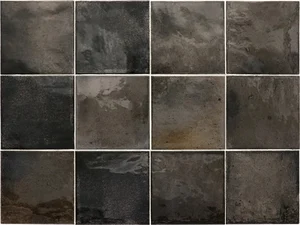 Плитка Equipe Hanoi Black Ash 30011 10x10 глянцевая