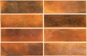 Плитка Equipe Hanoi Burnt Red 30269 5,1x16,1 глянцевая
