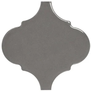 Плитка Equipe Alhambra Dark Grey 12x12 глянцевая