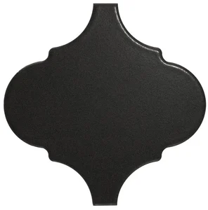 Плитка Equipe Scale Alhambra Black Matt. 12x12 матовая