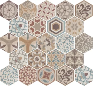 Керамогранит Equipe Hexatile Harmony Colours 17,5x20 матовый