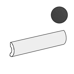 Бордюр Equipe Limit Pencil Bullnose Noir 27551 3x20 глянцевый