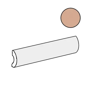 Бордюр Equipe Limit Pencil Bullnose Rose 27560 3x20 глянцевый
