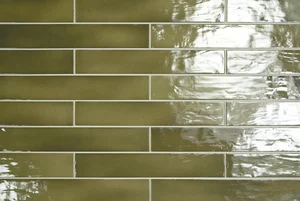 Плитка Equipe Manacor Basil Green 26928 6,5x40 глянцевая