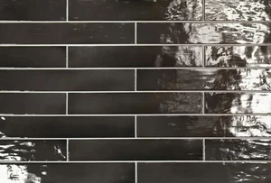 Плитка Equipe Manacor Black 26926 6,5x40 глянцевая