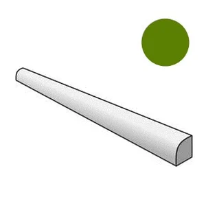 Бордюр Equipe Manacor Jolly Basil Green 26938 1,2x20 глянцевый