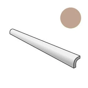 Бордюр Equipe Manacor Pencil Bullnose Beige Argile 26943 3x15 глянцевый