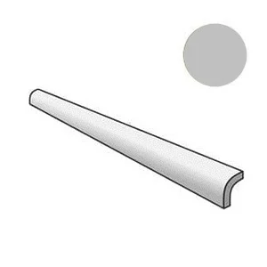 Бордюр Equipe Manacor Pencil Bullnose Mercury Grey 26957 3x20 глянцевый
