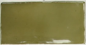 Плитка Equipe Manacor керамическая настенная 26908 Basil Green 7,5x15 глянцевая