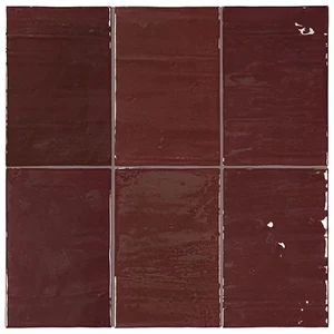 Плитка Equipe Marea керамическая настенная 33114 Dark Merlot 10x15 глянцевая