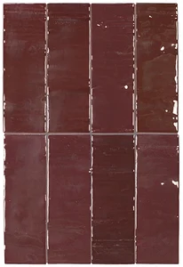 Плитка Equipe Marea керамическая настенная 33121 Dark Merlot 5x15 глянцевая