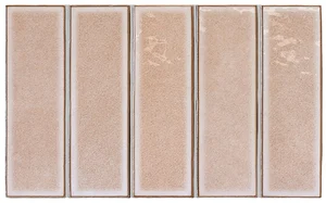 Плитка Equipe Nara керамическая настенная 32994 Peach 5x15 глянцевая
