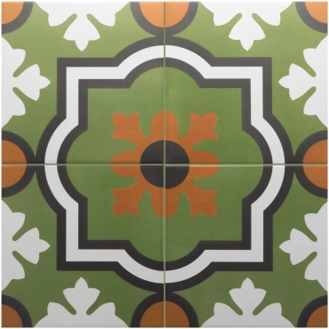 Керамогранит Equipe Rivoli Monaco Verde 30711 20x20 матовый