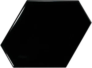 Плитка Equipe Scale Benzene Black 23833 10,8x12,4 глянцевая
