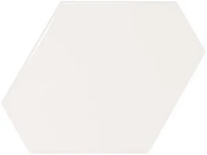 Плитка Equipe Scale Benzene White 23825 10,8x12,4 глянцевая