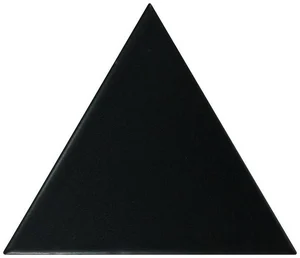 Плитка Equipe Triangolo Black Matt 23820 10,8x12,4 глянцевая