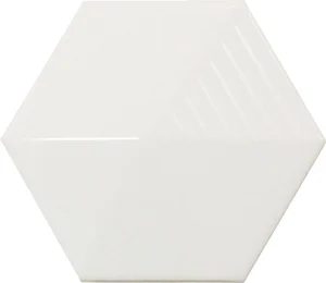 Плитка Equipe Umbrella White 23069 10,7x12,4 глянцевая