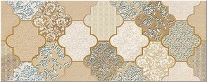Декоративный элемент Azori Erato Crema Decor Moresca 20,1x50,5 матовый