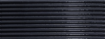 Плитка Ergon Abacus Brick Plisse Lux Carbone ELHD 7,5x20 глянцевая