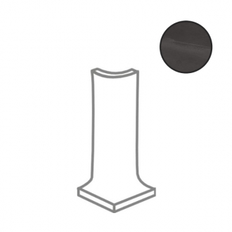 Architect Resin Cove Base Angolo Esterno Bruxelles Black Naturale E2HN