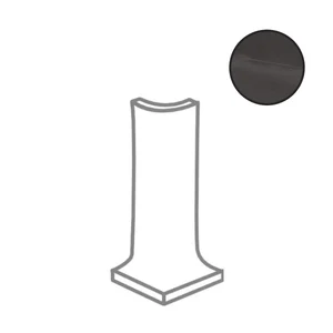 Спецэлемент Ergon Architect Resin Cove Base Angolo Esterno Bruxelles Black Naturale E2HN 2,5x16 натуральный