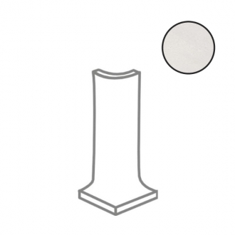 Architect Resin Cove Base Angolo Esterno Tokyo White Naturale E8RV