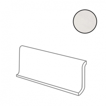 Бордюр Ergon Architect Resin Cove Base Tokyo White Naturale E8S6 16x30 натуральный