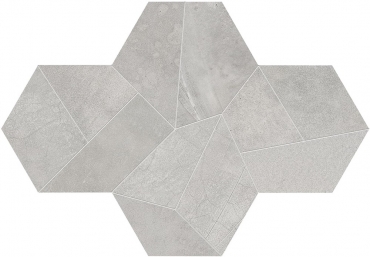 Мозаика Ergon Architect Resin Design Mini Berlin Grey Naturale E27M 17x22,6 натуральная