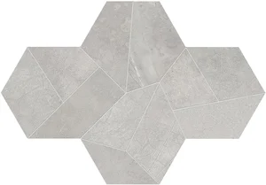 Мозаика Ergon Architect Resin Design Mini Berlin Grey Naturale E27M 17x22,6 натуральная