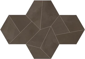 Мозаика Ergon Architect Resin Design Mini Miami Brown Naturale E2GV 17x22,6 натуральная