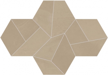 Мозаика Ergon Architect Resin Design Mini New York Sand Naturale E27L 17x22,6 натуральная