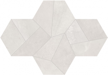 Мозаика Ergon Architect Resin Design Mini Tokyo White Naturale E27K 17x22,6 натуральная